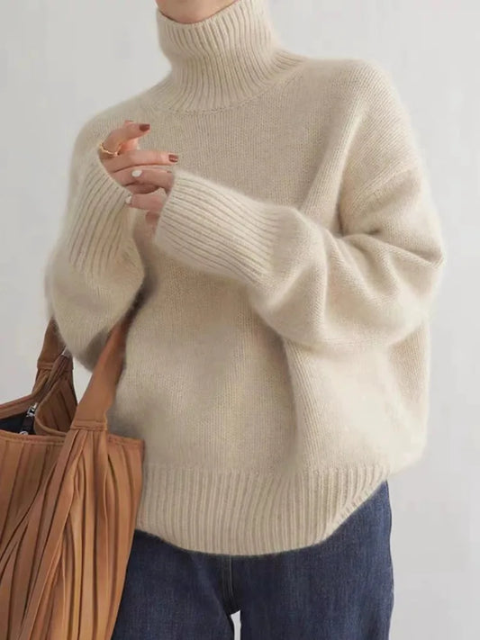 Isabella Cashmere Turtleneck Sweater