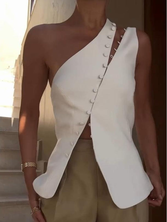 Seren™ | Stylish One-Shoulder Top